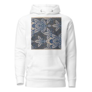 Ontwerp voor behang met bladeren en bloemen by Theo Nieuwenhuis Hoodie