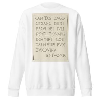 Modern German Capitals 2 by Frank Chouteau Brown Sweatshirt