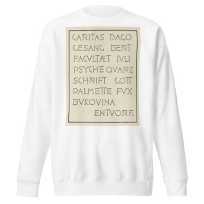 Modern German Capitals 2 by Frank Chouteau Brown Sweatshirt