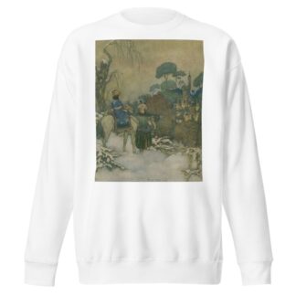 Soon they caught sight of the castle in the distance. by Edmund Dulac Sweatshirt
