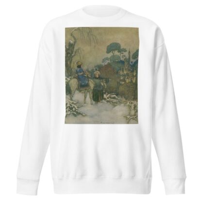 Soon they caught sight of the castle in the distance. by Edmund Dulac Sweatshirt