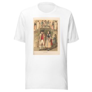 Deutsche Volkstrachten Pl.30 by Albert Kretschmer T-Shirt