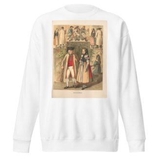Deutsche Volkstrachten Pl.30 by Albert Kretschmer Sweatshirt