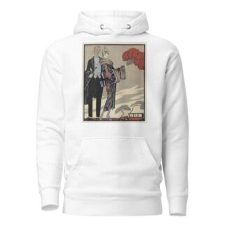 Evening Attire.. by George Barbier Hoodie
