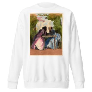 T’en es donc bien coiffée du petit by Paul Gavarni Sweatshirt