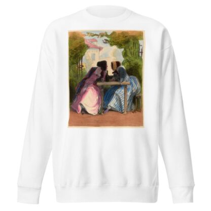 T’en es donc bien coiffée du petit by Paul Gavarni Sweatshirt
