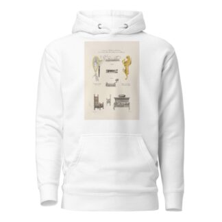 Armures et meubles du XIIe. siècle, tirés du portail de Notre-Dame de Chartres et de divers manuscrits. by Nicolas Xavier Willemin Hoodie
