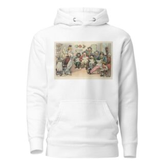 Who’s first, gents by John Samuel Pughe Hoodie