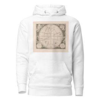 Hemelkaart met rechtopstaande en schuine aardbol Haemisphaeria sphaerarum rectae by Peter Schenk the Elder Hoodie