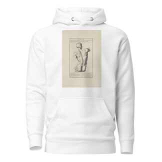 Anatomy improv’d and illustrated with regard to the uses thereof in designing Pl.12 by Michael van der Gucht Hoodie