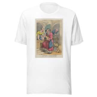 Humours of Houndsditch, or Mrs. Shevi in a longing condition by Thomas Rowlandson T-Shirt