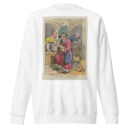 Humours of Houndsditch, or Mrs. Shevi in a longing condition by Thomas Rowlandson Sweatshirt