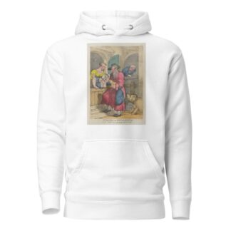 Humours of Houndsditch, or Mrs. Shevi in a longing condition by Thomas Rowlandson Hoodie