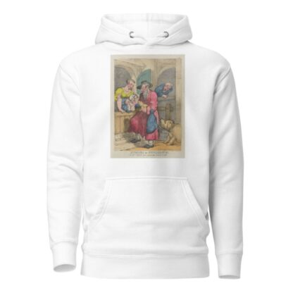 Humours of Houndsditch, or Mrs. Shevi in a longing condition by Thomas Rowlandson Hoodie