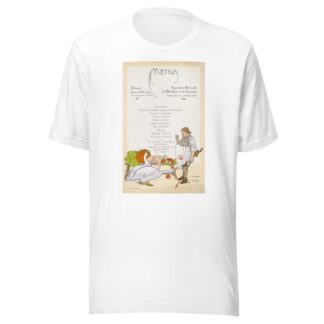 Exposition Nationale de l’Hôtellerie et du Tourisme – Déjeuner du 22 juillet 1927 by Pierre Roger Claudin T-Shirt