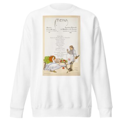 Exposition Nationale de l’Hôtellerie et du Tourisme – Déjeuner du 22 juillet 1927 by Pierre Roger Claudin Sweatshirt