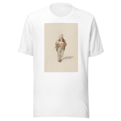 Knabe mit weissem Kaninchen by Gottfried Mind T-Shirt