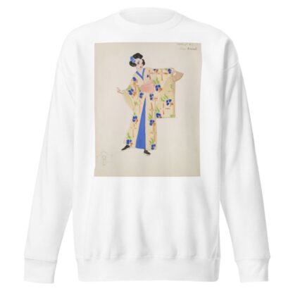The Mikado: Chorus #2 Miss Russell by Maxine Borowsky Sweatshirt