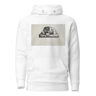 Projekt winiety – śpiący mężczyzna by Anonymous Hoodie