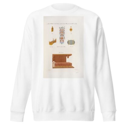 Autres meubles du XVe. siècle, extraits de divers manuscrits de la bib. du roi. by Nicolas Xavier Willemin Sweatshirt