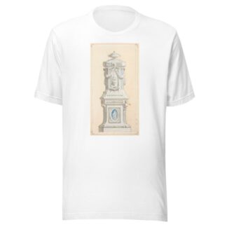Design for an ornamented stone pedastal surmounted by an urn by Jules-Edmond-Charles Lachaise T-Shirt