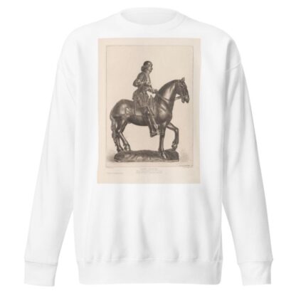 Saint George on horseback by Henri-Charles Guérard Sweatshirt