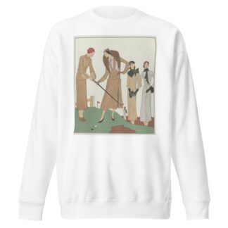 Art – Goût – Beauté, Feuillets de l’ élégance féminine, Novembre 1931, No. 135, 12e Année, p. 18 by Anonymous Sweatshirt