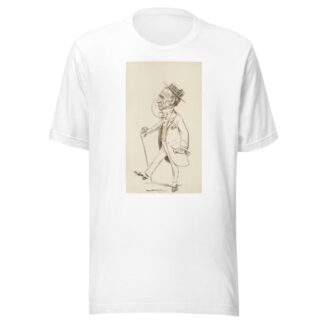 Portrait of a man with a monocle. by William Henry Walker T-Shirt