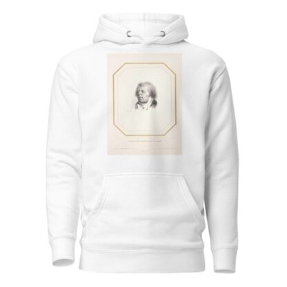 Male bust portrait by Nicolas Toussaint Charlet Hoodie