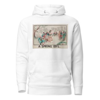 A Spring Idyl by Carey Cartoon Service Hoodie