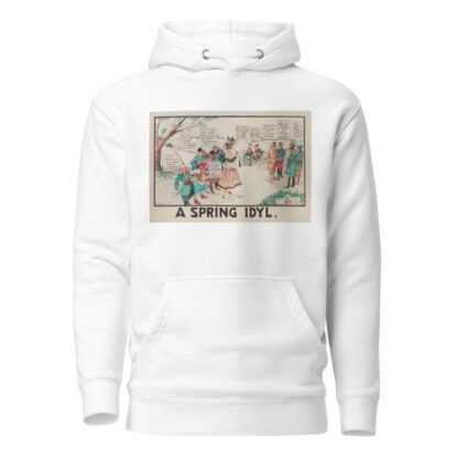 A Spring Idyl by Carey Cartoon Service Hoodie