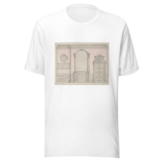 Design for treatment of a chimney-piece and adjacent door by Jules-Edmond-Charles Lachaise T-Shirt