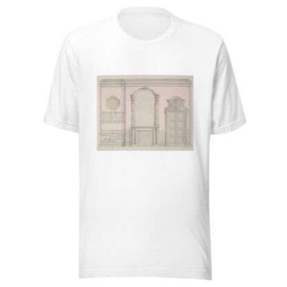 Design for treatment of a chimney-piece and adjacent door by Jules-Edmond-Charles Lachaise T-Shirt