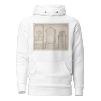Design for treatment of a chimney-piece and adjacent door by Jules-Edmond-Charles Lachaise Hoodie