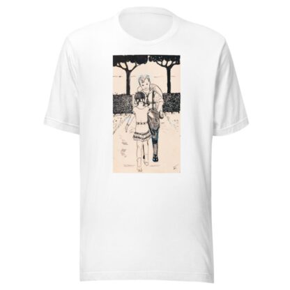 Jongen en meisje op een tuinpad by A. Tinbergen T-Shirt