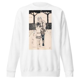 Jongen en meisje op een tuinpad by A. Tinbergen Sweatshirt