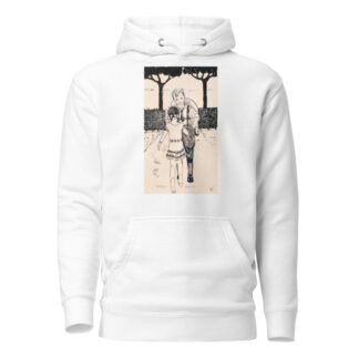 Jongen en meisje op een tuinpad by A. Tinbergen Hoodie