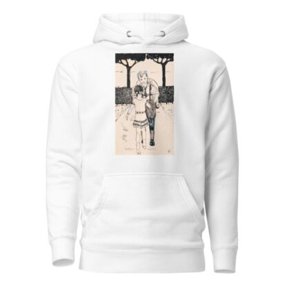 Jongen en meisje op een tuinpad by A. Tinbergen Hoodie