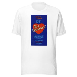Our Sweetheart – Blue Label Citrus Label by Anonymous T-Shirt