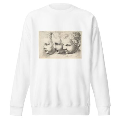 Three children’s heads by Wenceslaus Hollar Sweatshirt