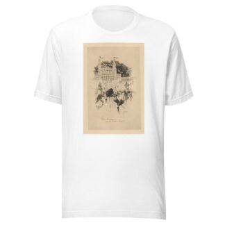 Une bourrasque sur le Pont d’Lena by John Ames Mitchell T-Shirt