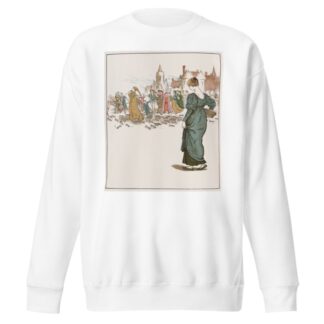 The Pied Piper of Hamelin Pl 15 by Kate Greenaway Sweatshirt