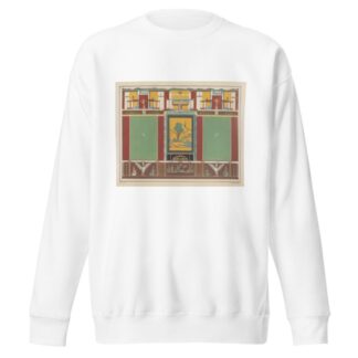 The most beautiful walls in Pompeii Pl.16 by Victor Steeger Sweatshirt