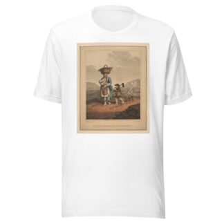 An Irish market woman and children by John Hassell T-Shirt