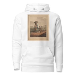 An Irish market woman and children by John Hassell Hoodie
