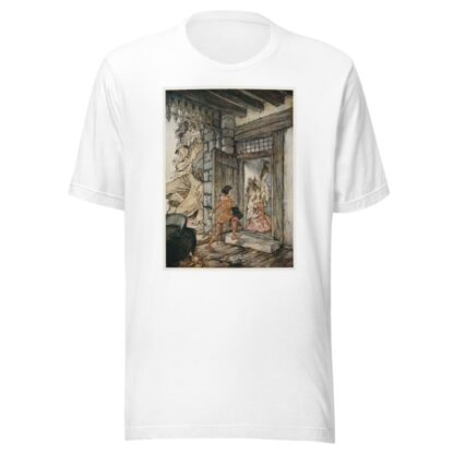 Taking the keys of the castle, Jack unlocked all the doors by Arthur Rackham T-Shirt