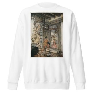 Taking the keys of the castle, Jack unlocked all the doors by Arthur Rackham Sweatshirt