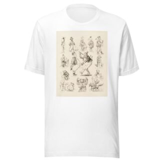 Several portraits of American and world leader figures by William Henry Walker T-Shirt