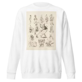 Several portraits of American and world leader figures by William Henry Walker Sweatshirt
