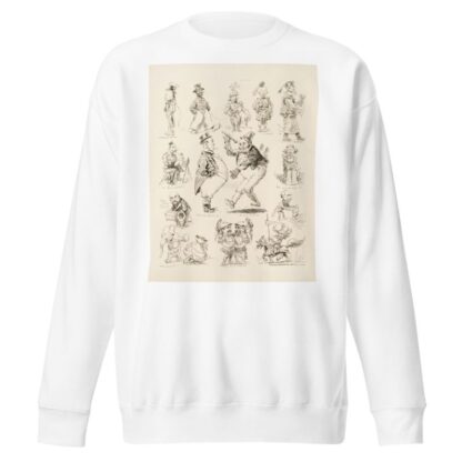 Several portraits of American and world leader figures by William Henry Walker Sweatshirt